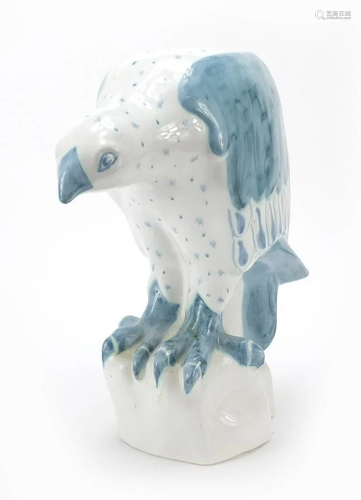 Large Rye Pottery falcon, 30cm high