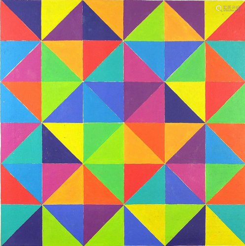 Ken Adams - Kaleidoscope, abstract oil on canvas,
