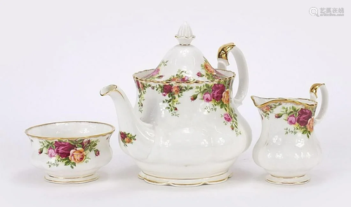 Royal Albert Old Country Rose pattern porcelain tea set