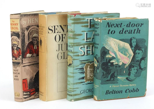 Three hardback books with dust jackets comprising Next