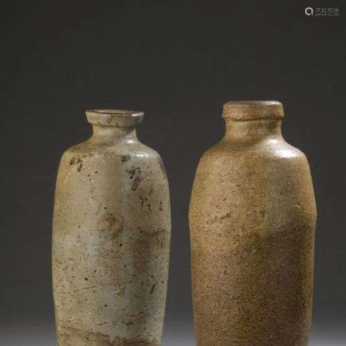 JAPON, fin de l'époque EDO (1603-1868) Deux gourdes à saké, ...