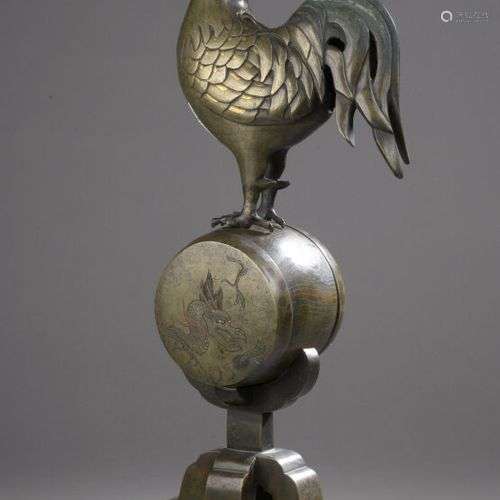 JAPON, époque MEIJI (1868-1912) Sujet en bronze représentant...