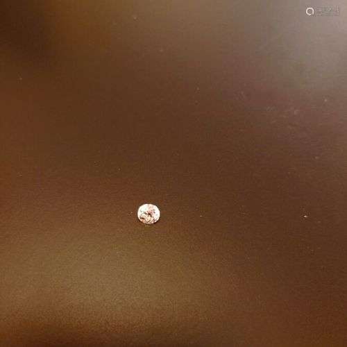 Diamant rond taille ancienne Poids : 0,72 carat CS