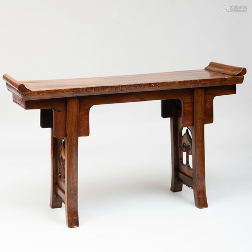 Chinese Carved Hardwood Altar Table