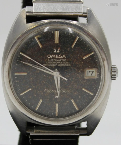 JEWELRY. Omega Constellation Stainless Tropical