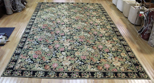 Vintage,Large & Fine Quality Needlepoint Carpet