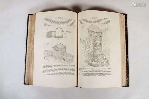 VIOLLET LE DUC. DICTIONNAIRE RAISONNE DE L'ARCHITECTURE FRAN...