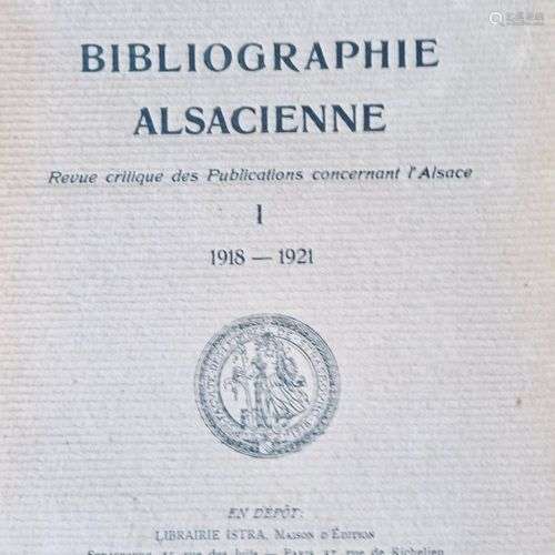 Bibliographie ALSACIENNE. Revue crituqe des Publications con...