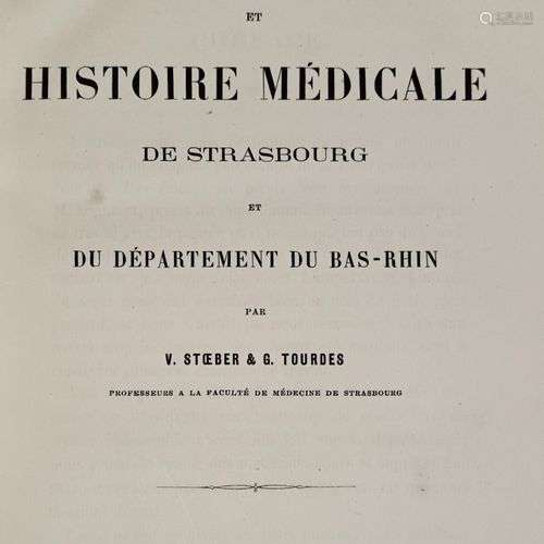 STOEBER (V) - TOURDES (G) Topographie et histoire médicale d...