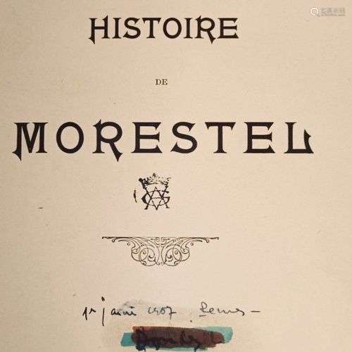 AUVERGNE (Alexis). Histoire de Morestel. Grenoble, Imprimeri...