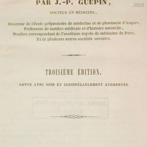 GUÉPIN (Jean-Baptiste). Flore de Maine et Loire. Troisième é...