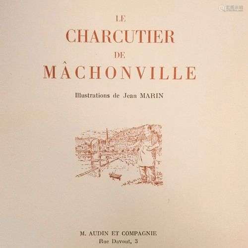GRANCHER (Marcel-E.) Le Charcutier de Mâchonville. Illustrat...