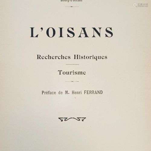 CORTES (Louis). L'Oisans. Recherches historiques. Tourisme. ...