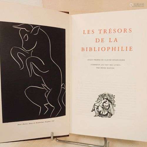 MARX (Claude-Roger). Les trésors de la bibliophilie. Avant-p...
