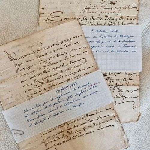 AUVERGNE - VIVARAISDeux documents importants du XVII siècle....