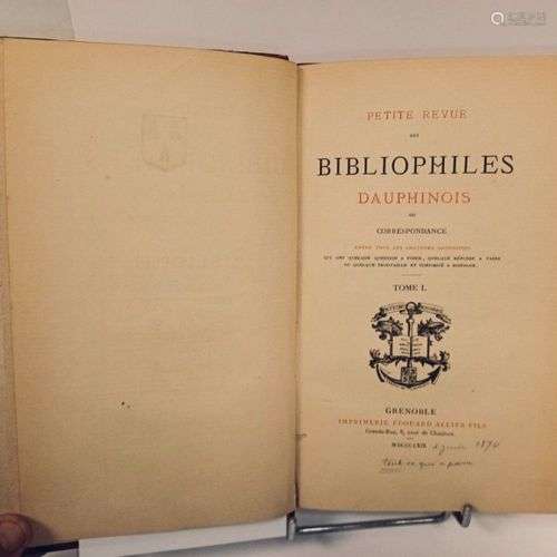 GARIEL (Hyacinthe). Petite revue des bibliophiles dauphinois...