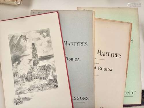 ROBIDA (A) Les Villes Martyres. Lithographies originales de ...