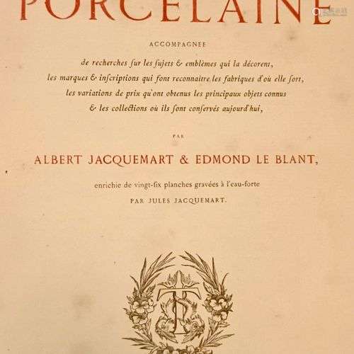 JACQUEMART (Albert) et LE BLANT (Edmond). Histoire artistiqu...