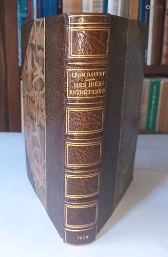 DAUDET (Léon). Mes idées esthétiques. Paris, Arthème Fayard,...