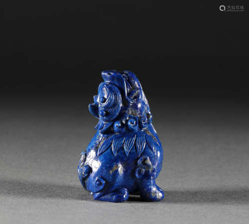Qing Dynasty - Lapis Lazuli Beast