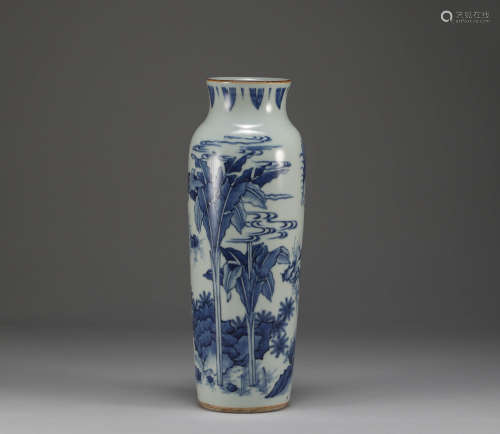 Qing Dynasty - Blue Vase