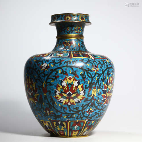 A Cloisonne Enamel Flower Vase