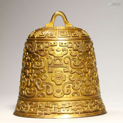 A Gtilt Bronze Archaic Style Bell