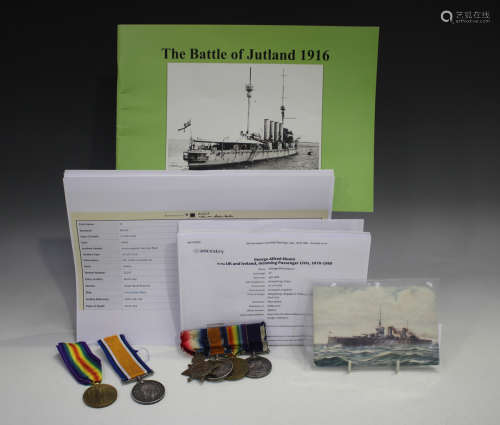 A 1914-18 British War Medal and a 1914-19 Victory Medal to '...