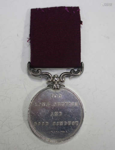 An Army Medal for Long Service and Good Conduct, Victoria is...