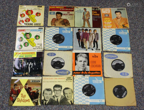 A collection of 7-inch singles and EPs, including releases b...