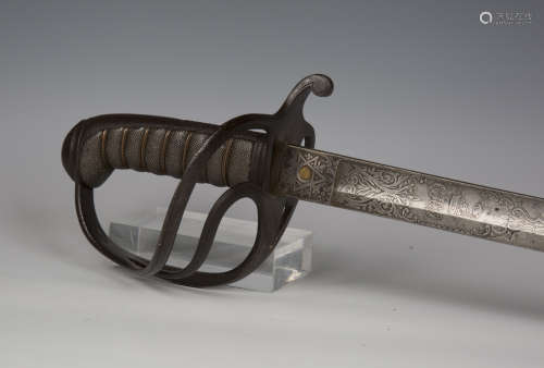 A Victorian 1821 pattern light cavalry officer's sword by W....
