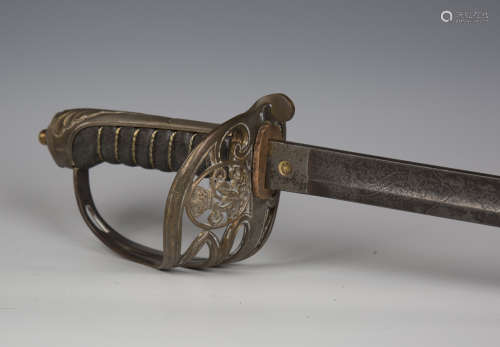 A Victorian 1845 pattern infantry officer's sword by Hobson ...