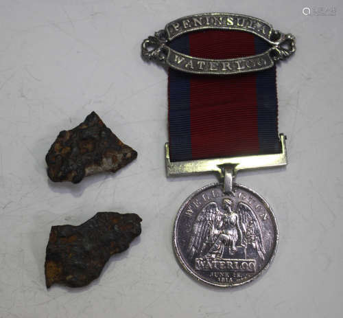 A Waterloo Medal 1815 to 'Serj. Edward Adderley, Royal Artil...