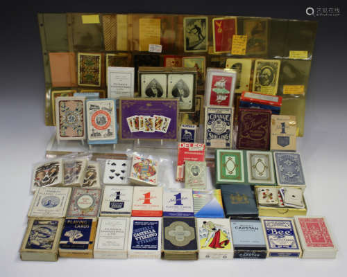 A large collection of mainly 20th century playing card packs...