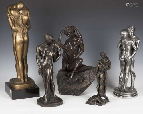 Klein - a modern limited edition cast spelter figure group o...