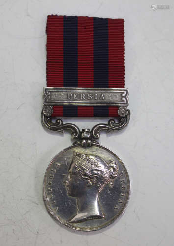 An India General Service Medal with bar 'Persia' to 'W.Rumsa...