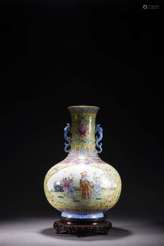 A CHINESE FAMILLE ROSE 'BOYS' VASE