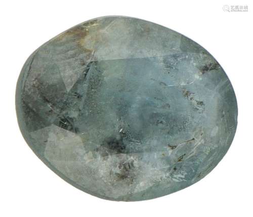 GLI Certified Natural Blue Sapphire Gemstone 2.900 ct.