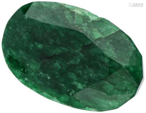IGL&I Certified Natural Emerald Gemstone 252.10 ct.