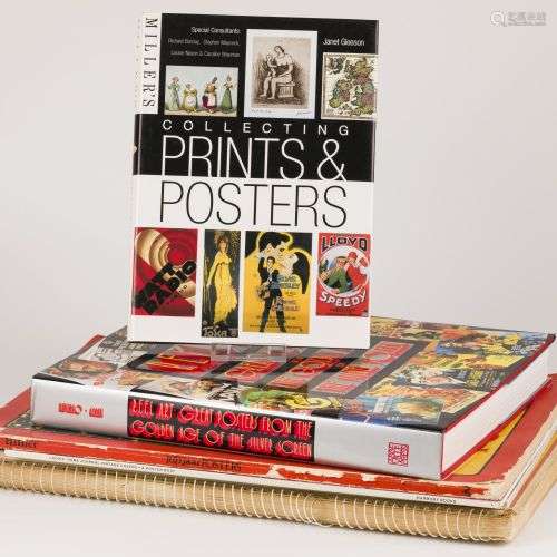 A lot comprised of various books concerning (movie) posters,...