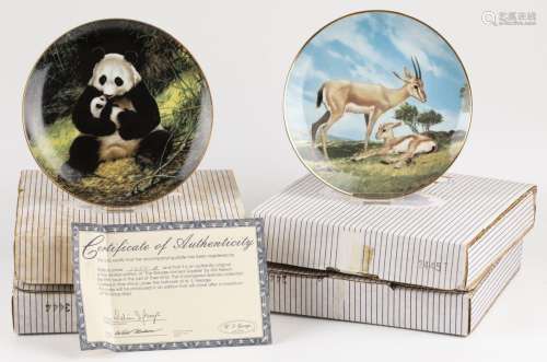 W.S.George fine China Bradex - 4 plates Last of Their Kind: ...