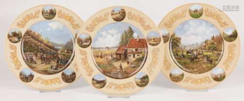 Christian Lückel - Seltmann Weiden - Plates (3) - Porcelain.
