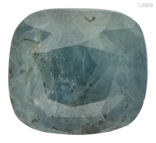 GJSPC Certified Natural Blue Sapphire Gemstone 8.14 ct.