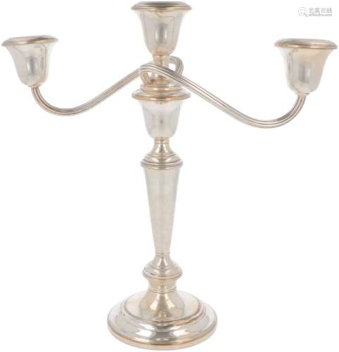 Candlestick silver-plated.