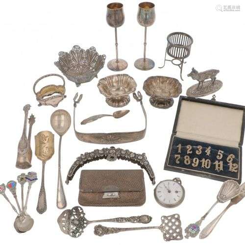 (24) lot of miscellaneous silver.