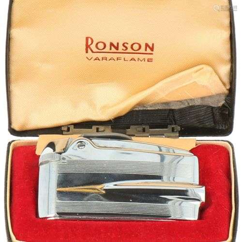 Ronson 'Adonis' lighter silver plated.