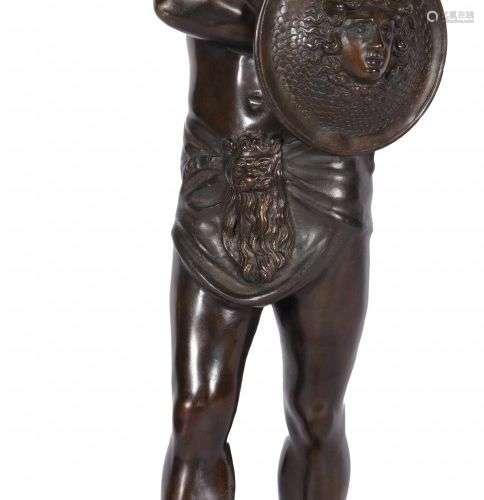 A bronze sculpture depicting Perseus, 1st half 20th century.