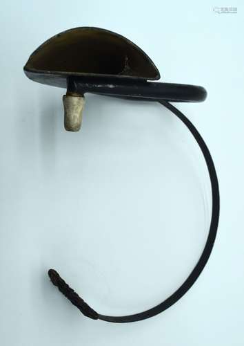 An antique hearing aid 18cm.