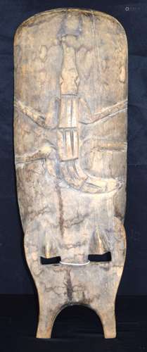 An African Tribal Yoruba feeding tray 80 x 28cm.