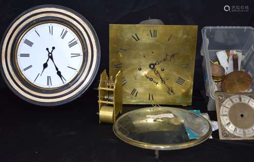 A collection of clocks and spares .(Qty)